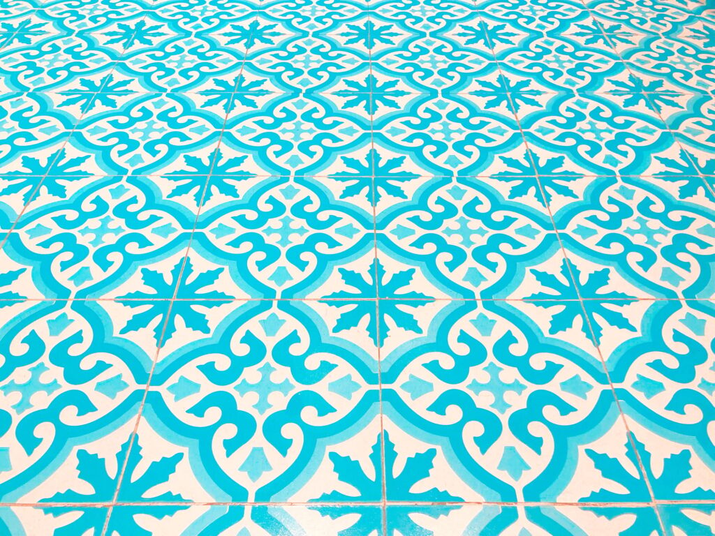 Floor tile patterns